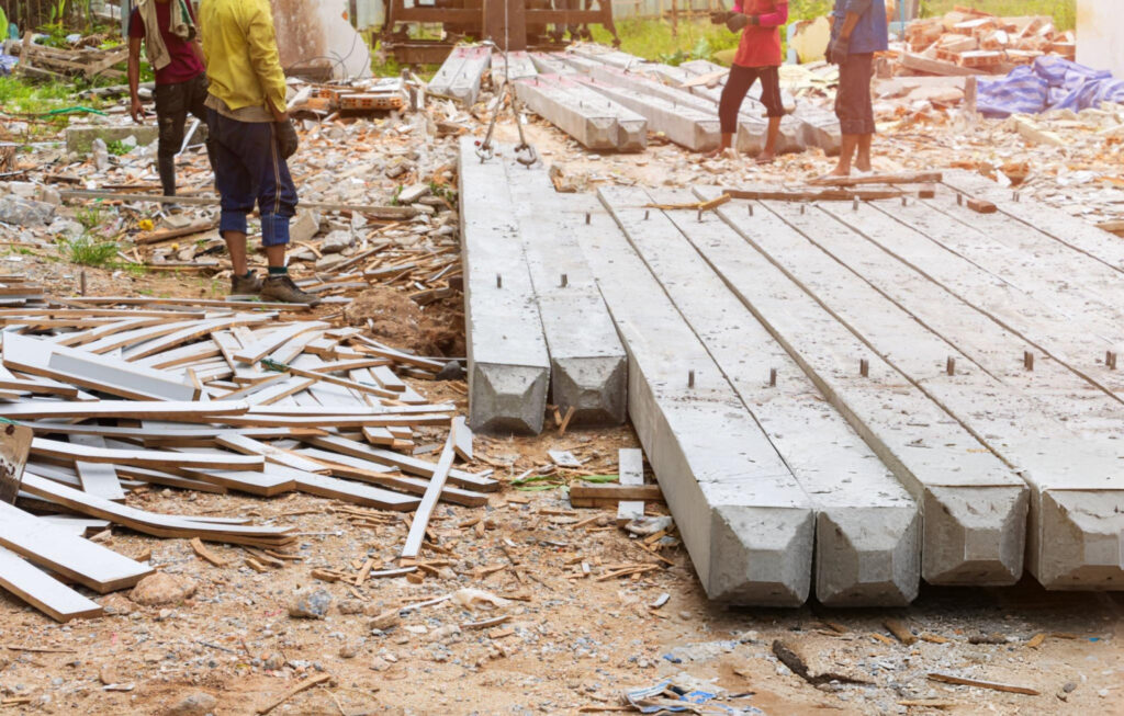 Pressed Concrete Pilings in Hillsboro, TX