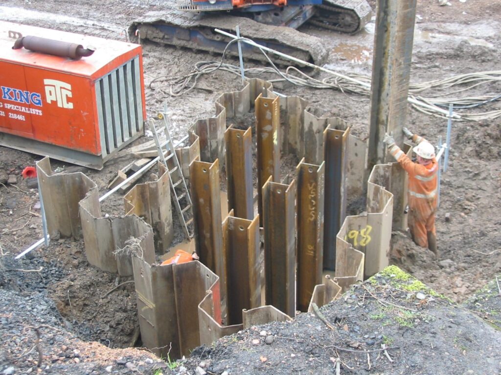 Pressed Steel Pilings in Austin TX