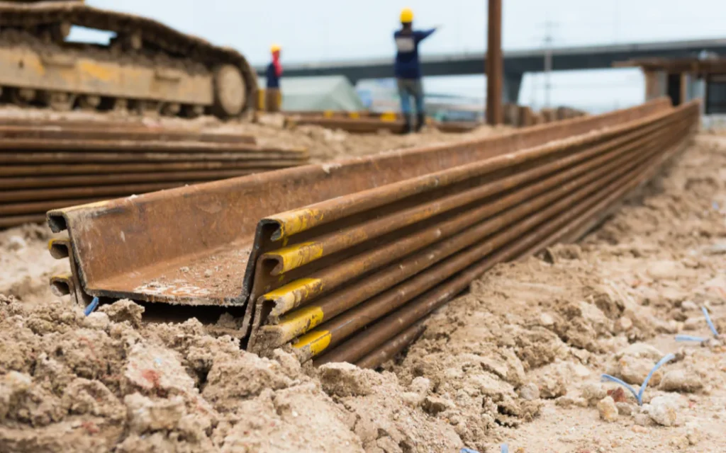 Pressed Steel Pilings Hillsboro TX